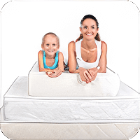 image of people laying on a mattress