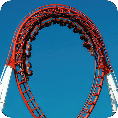image of a roller coaster 