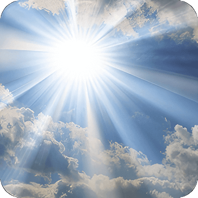 image of sun in sky